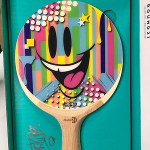Limited Edition Round 21 Ping Pong Paddle Signed